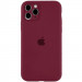 Чохол Silicone Case Full Camera Protective (AA) на Apple iPhone 11 Pro (5.8") (Бордовий / Plum)