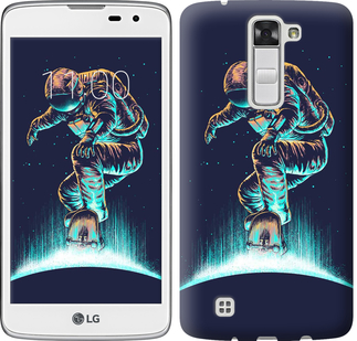

Чохол Космонавт на скейтборді на LG K8 K350E 591387