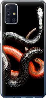 

Чохол Червоно-чорна змія на чорному тлі на Samsung Galaxy M31s M317F 1685157