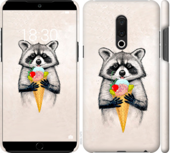 

Чехол Енотик с мороженым для Meizu 15 Plus 801220