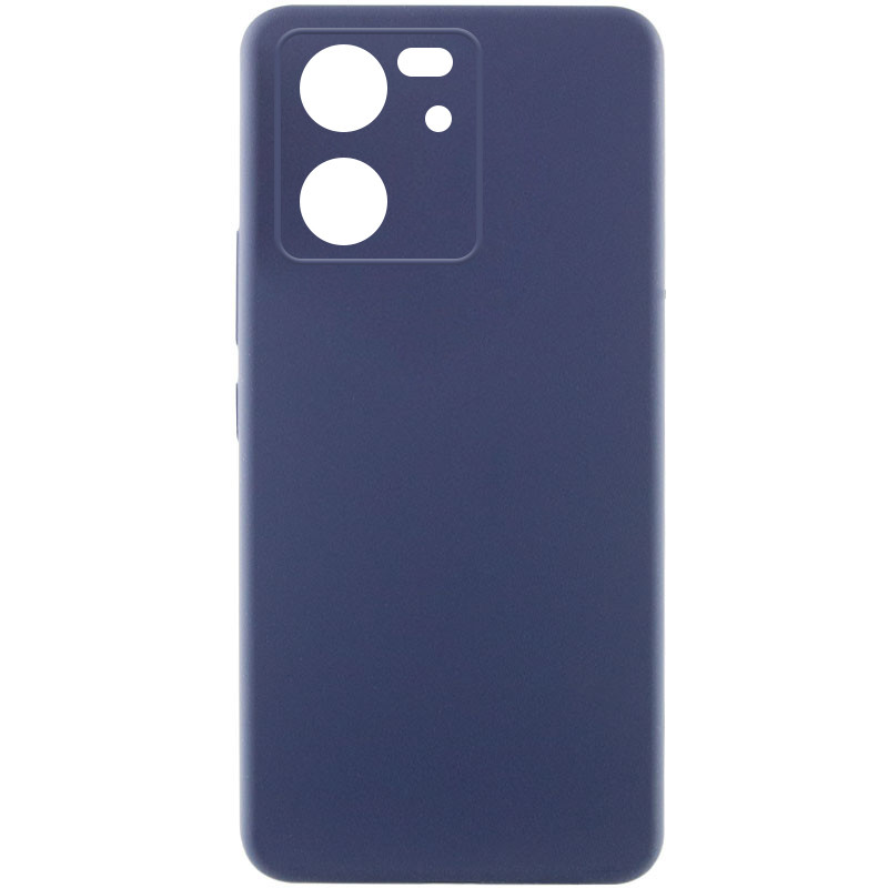 Чохол Silicone Cover Lakshmi Full Camera (AAA) на Xiaomi 13T / 13T Pro (Темно-синій / Midnight blue)