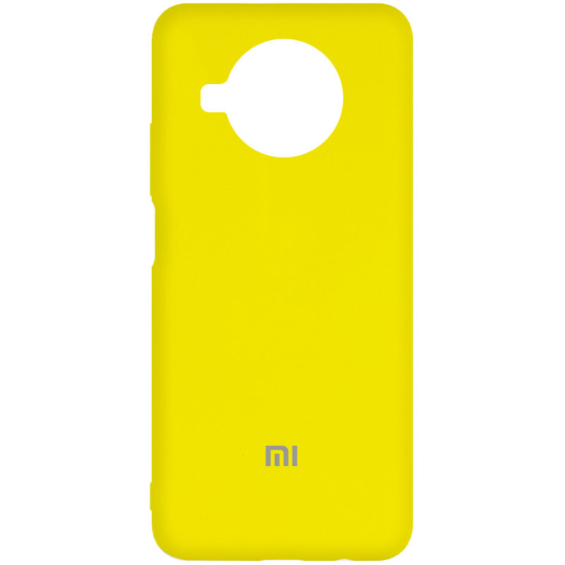 Чохол Silicone Cover My Color Full Protective (A) на Xiaomi Mi 10T Lite / Redmi Note 9 Pro 5G (Жовтий / Flash)