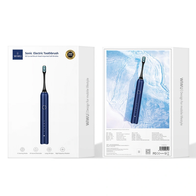 Звуковая электрическая зубная щетка WIWU Wi-TB001 (Blue) в магазине vchehle.ua