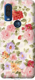 

Чохол Квіткові шпалери на Motorola One Vision 1029144