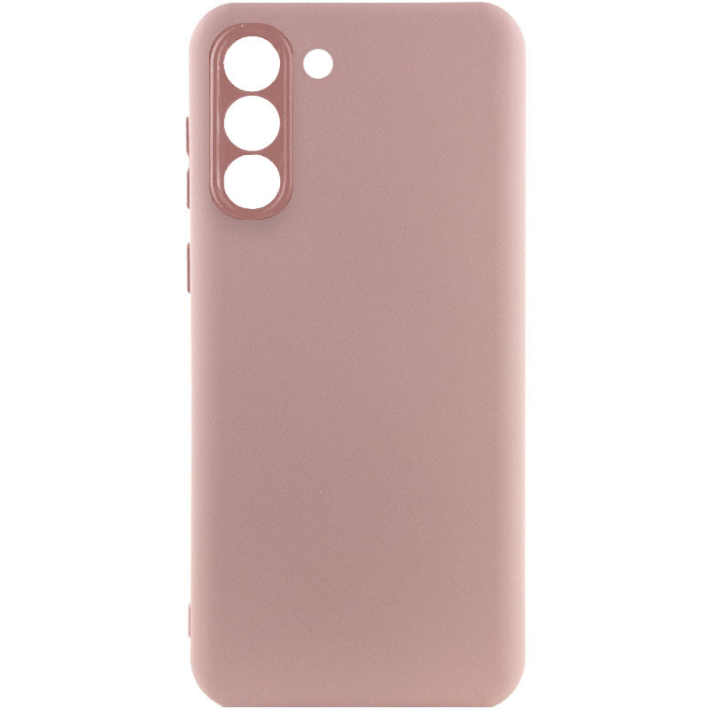 Чохол Silicone Cover Lakshmi Full Camera (A) на Samsung Galaxy S21 (Рожевий  / Pink Sand)