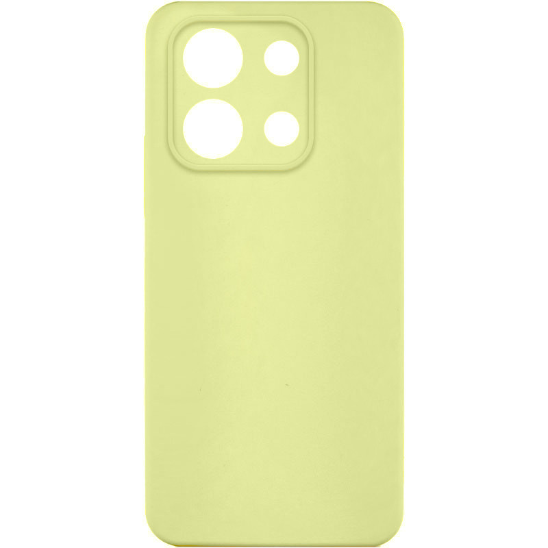 Чехол Silicone Cover Lakshmi Full Camera (AA) для Xiaomi Redmi Note 13 4G (Желтый / Mellow Yellow)