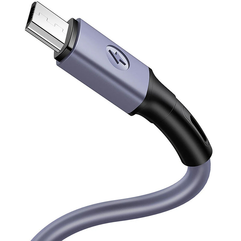 Фото Дата кабель USAMS US-SJ435 U52 USB to MicroUSB (1m) (Фиолетовый) на vchehle.ua