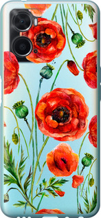 

Чехол Нарисованные маки для Oppo A76 1633925