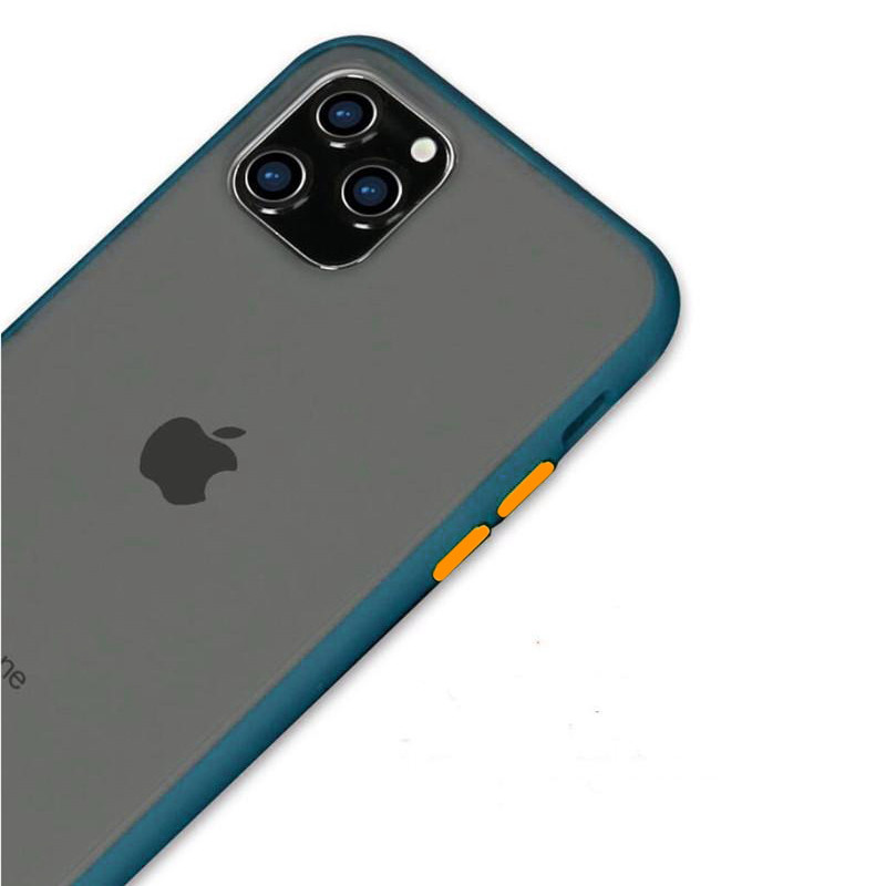 Фото TPU+PC чехол LikGus Maxshield для Apple iPhone 11 Pro (5.8") (Сине-Зеленый / Marine Blue) в магазине vchehle.ua
