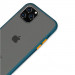 Фото TPU+PC чехол LikGus Maxshield для Apple iPhone 11 Pro (5.8") (Сине-Зеленый / Marine Blue) в магазине vchehle.ua