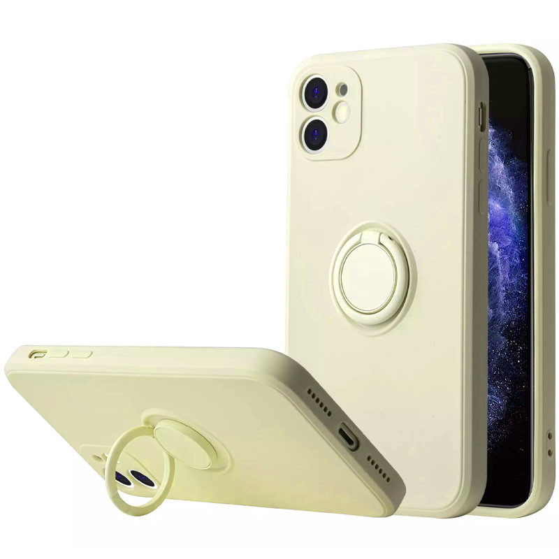 

Чохол TPU Candy Ring Full Camera на Apple iPhone 12 (6.1") (Бежевий / Antigue White) 1133102