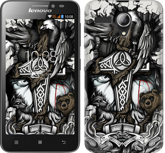 

Чохол Тату Вікінг на Lenovo A606 349056