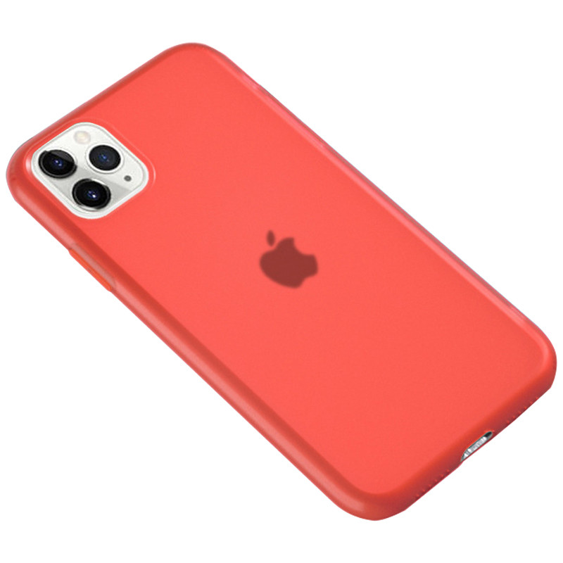 

Силіконовий матовий напівпрозорий чохол на Apple iPhone 11 Pro (5.8") (Червоний / Red) 789709