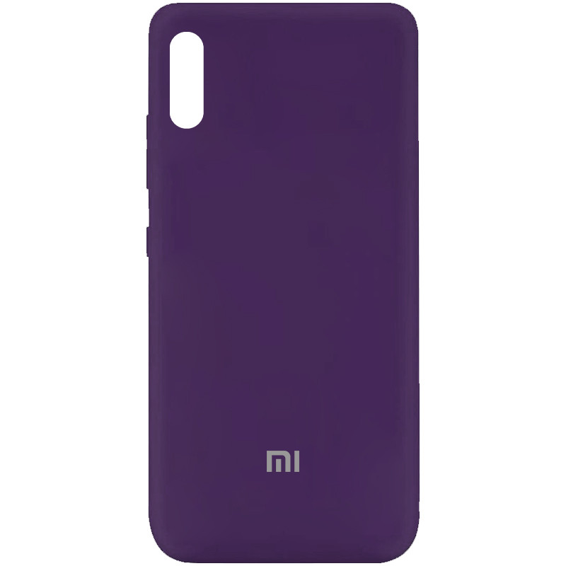 Чохол Silicone Cover My Color Full Protective (A) на Xiaomi Redmi 9A (Фіолетовий / Purple)