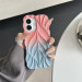 Фото TPU чохол Leaf на Apple iPhone 16 (6.1") (Pink / Blue) на vchehle.ua