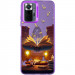 TPU+PC чохол TakiTaki Fantasy magic glow на Xiaomi Redmi Note 10 / Note 10s (Libraby - Purple)