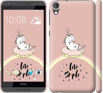 

Чехол Единорожка в пончике для HTC Desire 820 719260