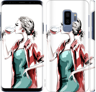 

Чохол Дівчина з келихом на Samsung Galaxy S9 Plus 841298