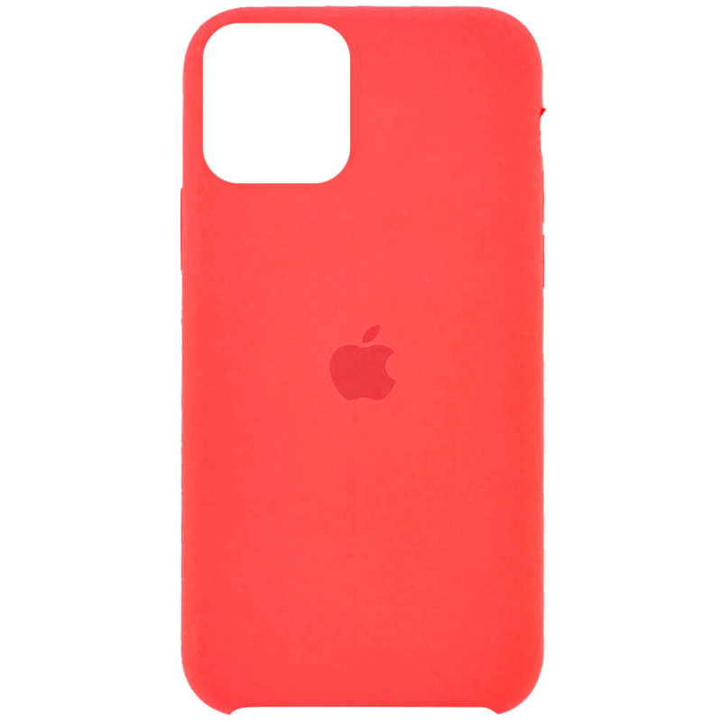 Чехол Silicone Case (AA) для Apple iPhone 11 Pro Max (6.5") (Оранжевый / Pink citrus)