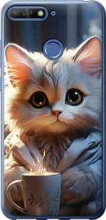 Чехол White cat для Huawei Honor 7A Pro