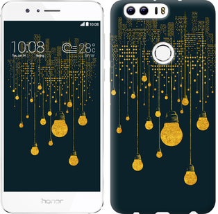 

Чехол Иллюстрация ночного города для Huawei Honor 8 Pro 592457