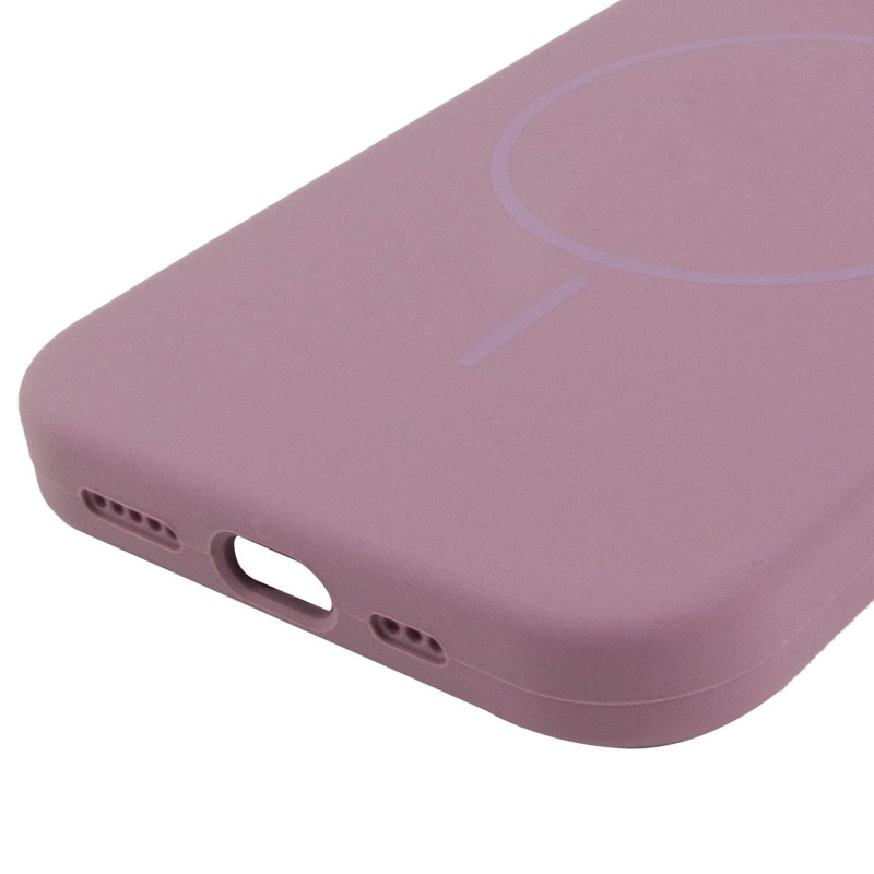 Купить Чехол Silicone Case Full Protective (AA) NO LOGO with Magnetic Safe для Apple iPhone 11 Pro Max (6.5") (Лиловый / Lilac Pride) на vchehle.ua