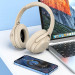 Фото Уценка Накладные беспроводные наушники Hoco W37 Sound Active Noise Reduction (Вскрытая упаковка / Gold champagne) в магазине vchehle.ua