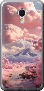 

Чехол Розовые облака для Meizu MX6 1645023