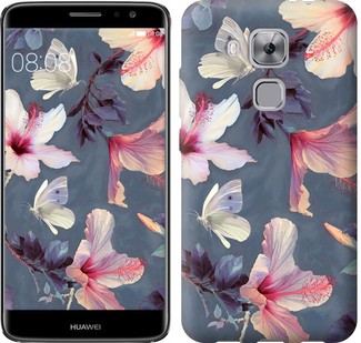 

Чехол Нарисованные цветы для Huawei Nova Plus 596369