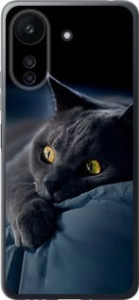 Чехол Дымчатый кот для Xiaomi Poco C65