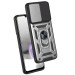 Фото Ударопрочный чехол Camshield Serge Ring для Xiaomi Redmi 10C (Серебряный) на vchehle.ua