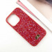 Фото TPU чохол Bling World Rock Diamond на Apple iPhone 16 Pro Max (6.9") (Червоний) на vchehle.ua