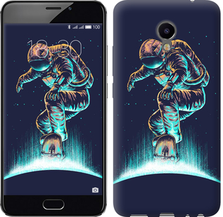 

Чехол Космонавт на скейтборде для Meizu M3e 591437