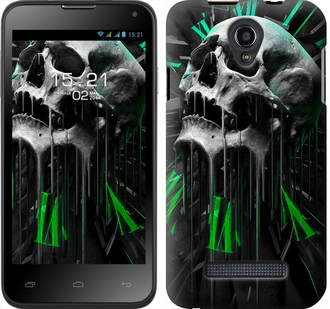 

Чохол Череп-годинник на Fly IQ4415 645185