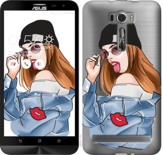 

Чехол Девушка v3 для Asus ZenFone 2 Laser ZE601KL 843241