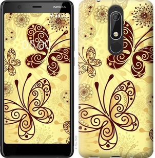 

Чехол Красивые бабочки для Nokia 5.1 667922