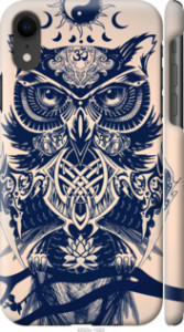 Чехол Узорчатая сова для iPhone XR