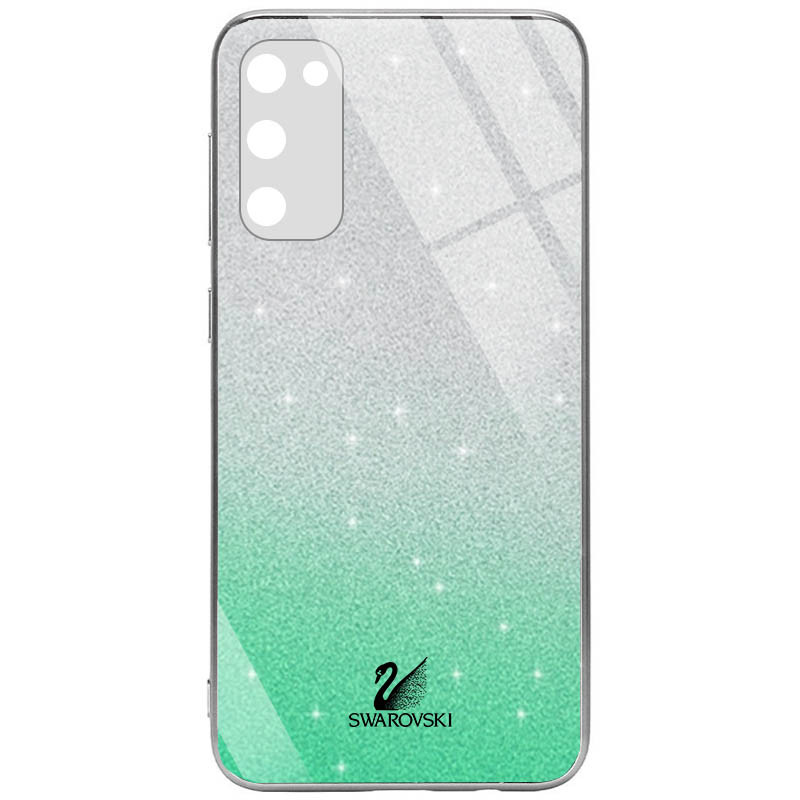

TPU+Glass чохол Swarovski Full Camera на Samsung Galaxy S20 FE (Бірюзовий) 1082587