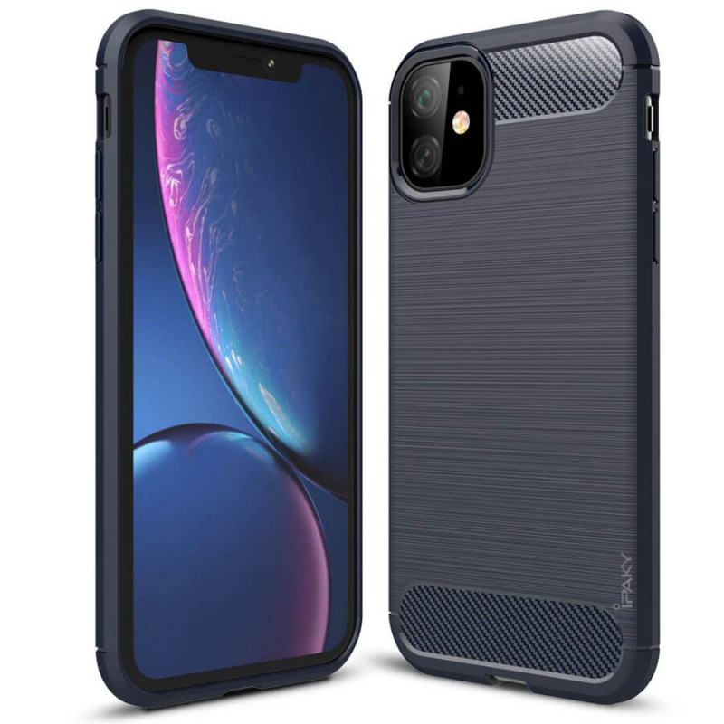 

TPU чехол iPaky Slim Series для Apple iPhone 11 (6.1") (Синий) 769076