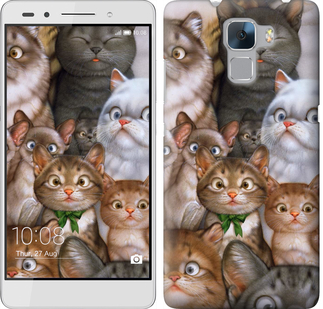 

Чохол коты для Huawei Honor 7 476607