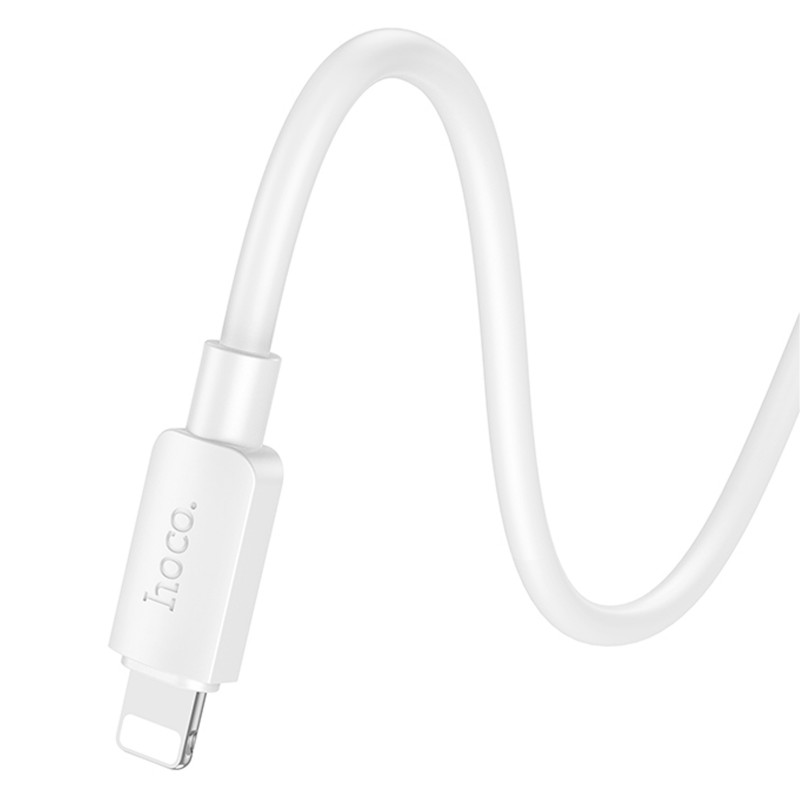 Фото Дата кабель Hoco X96 Hyper USB to Lightning 2.4A (1m) (White) в магазине vchehle.ua