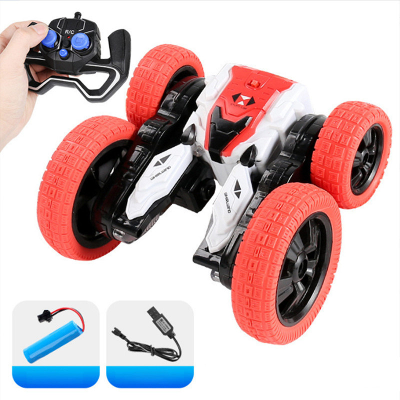 Фото Машинка на радіокеруванні SHT DW02A Trick and Flip RC Car 2.4G (Red) на vchehle.ua