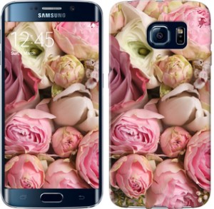 Чехол Розы v2 для Samsung Galaxy S6 Edge G925F