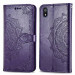 Фото Шкіряний чохол-книжка Art Case з візитницею на Xiaomi Redmi 7A (Фіолетовий) в маназині vchehle.ua