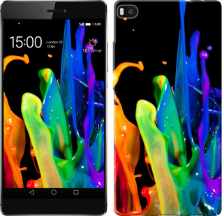 

Чехол брызги краски для Huawei Ascend P8 381457