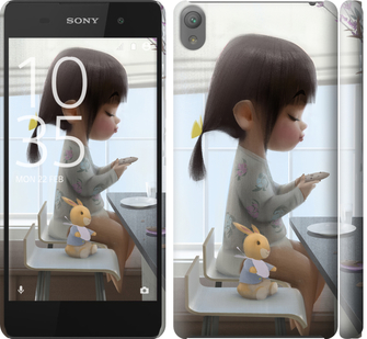 

Чехол Милая девочка с зайчиком для Sony Xperia E5 F3311 636623