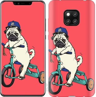 

Чехол Мопс на велосипеде для Huawei Mate 20 Pro 671038