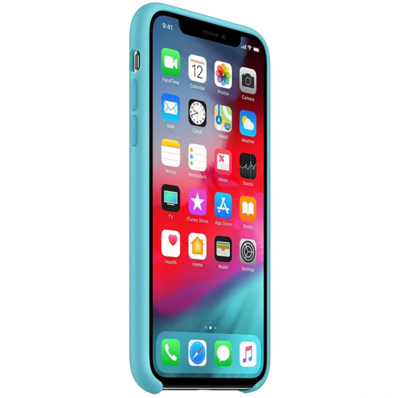 Фото Чохол Silicone Case without Logo (AA) на Apple iPhone 11 Pro (5.8") (Блакитний / Ice Blue) в маназині vchehle.ua