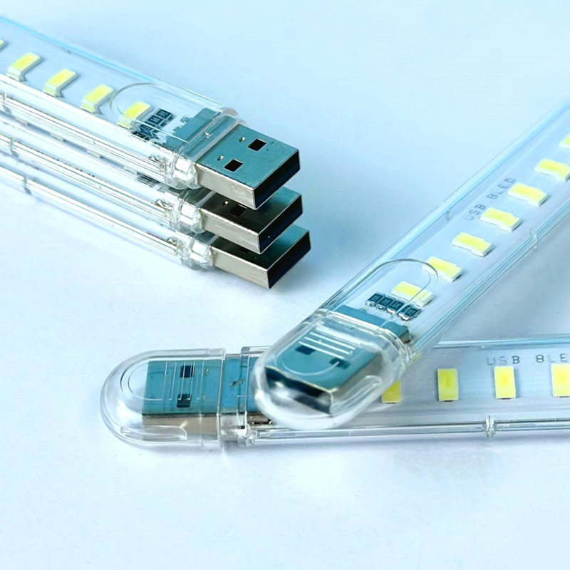 Фото Светодиодная USB LED лампочка 8LED 2W (Transparent) в магазине vchehle.ua