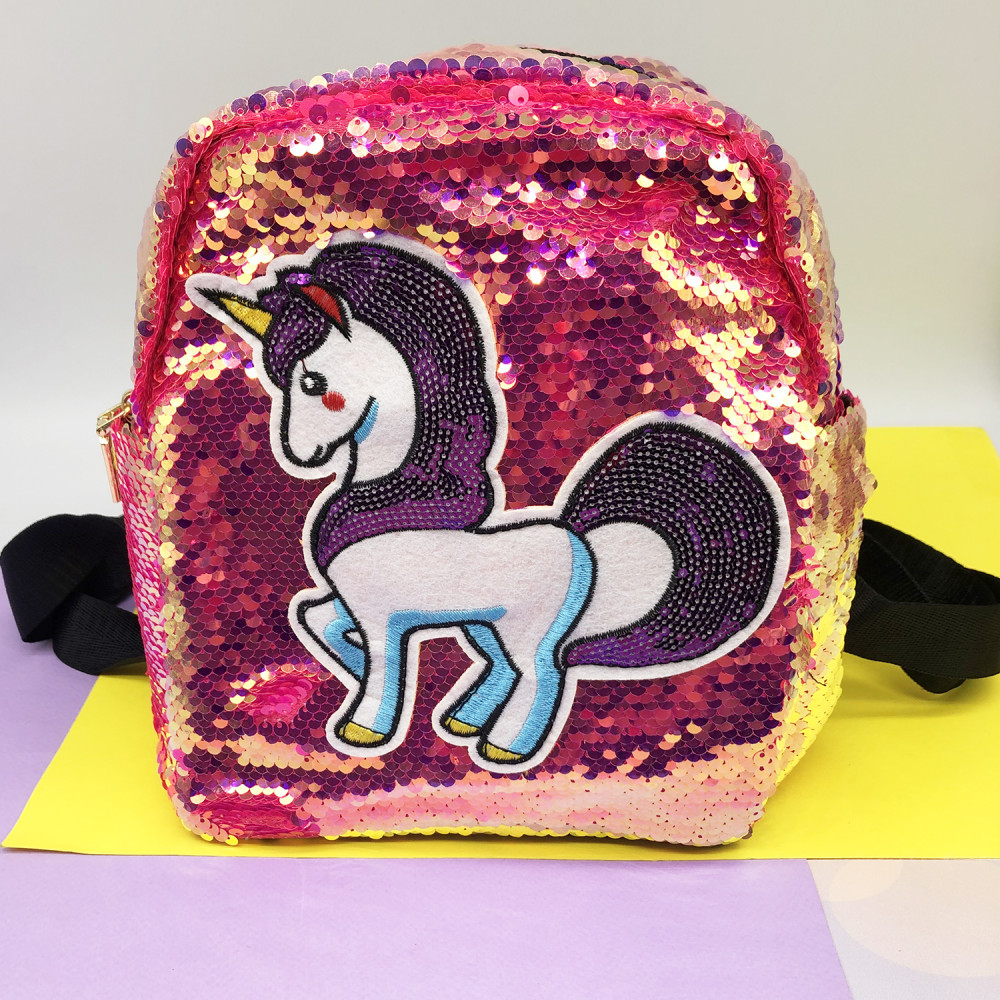 Рюкзак с пайетками Rose Unicorn Mini